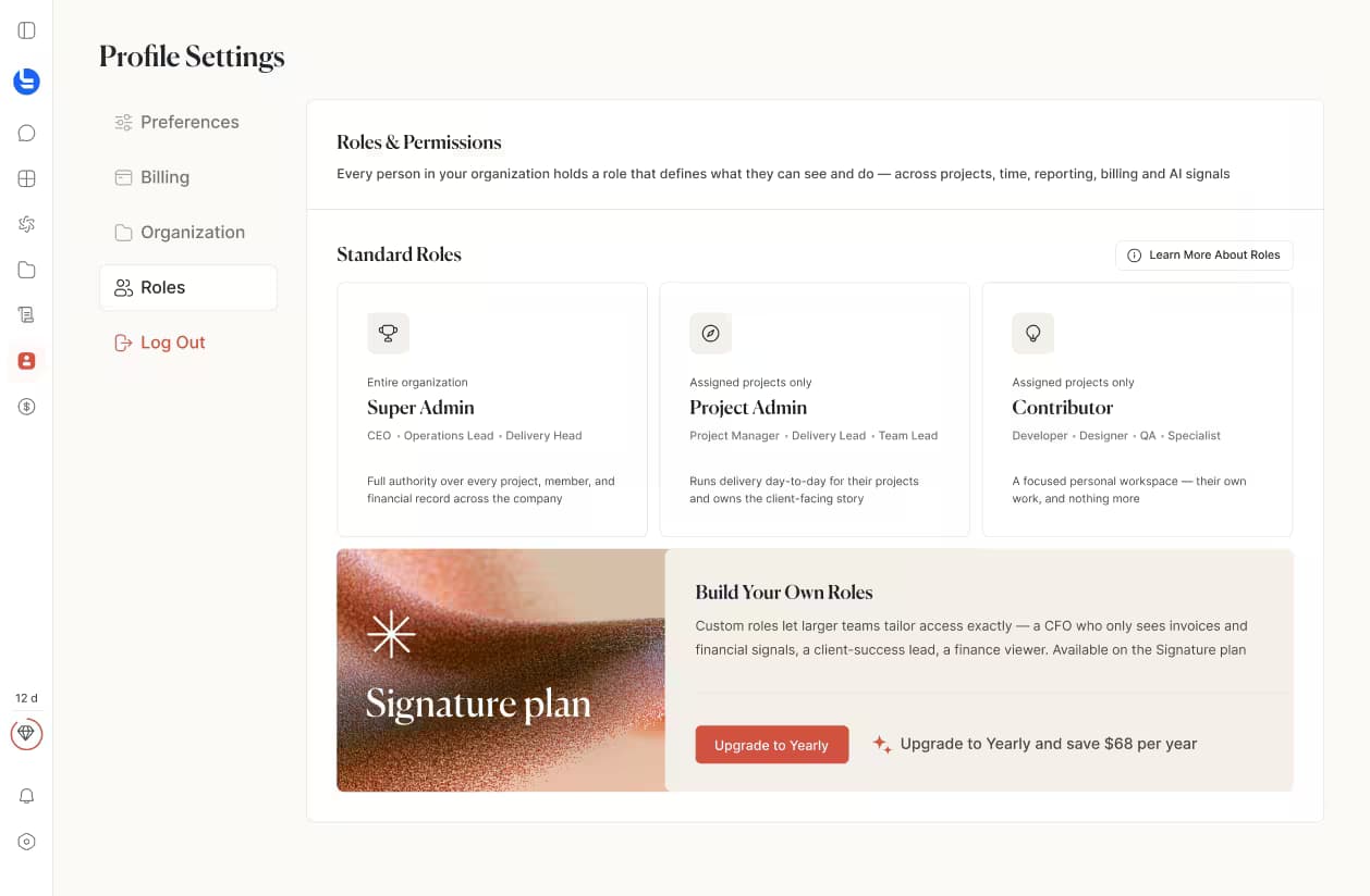 Tolmete team management preview — People page with members, roles, status, and invitations